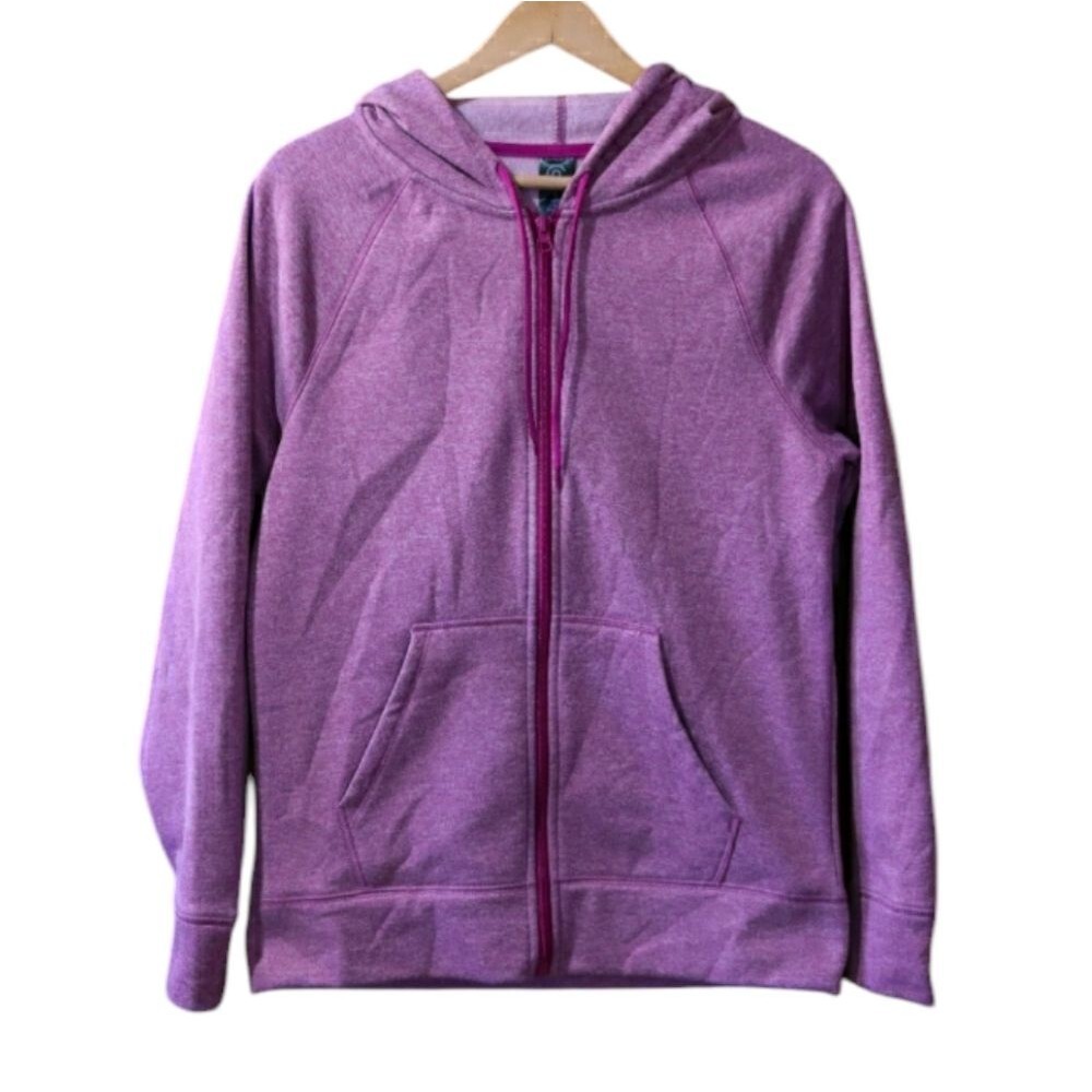 Champion Purple Full Zip Hoodie Jacket Medium